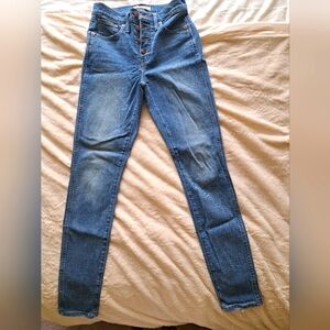Madewell High Rise Skinny Jeans